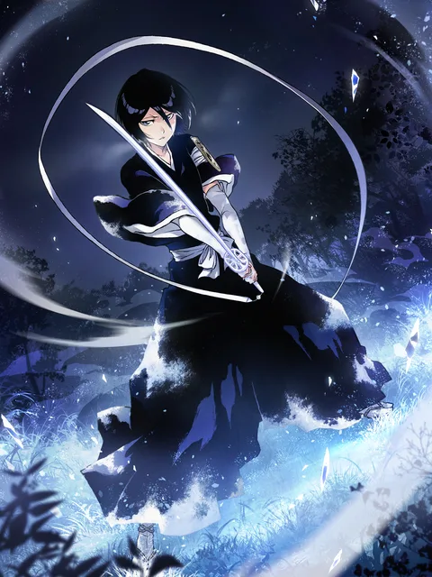 Rukia Kuchiki — Squad 13 Lieutenant, official character artwork