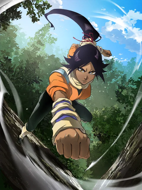 Yoruichi Shihoin — Flash Master, official character artwork